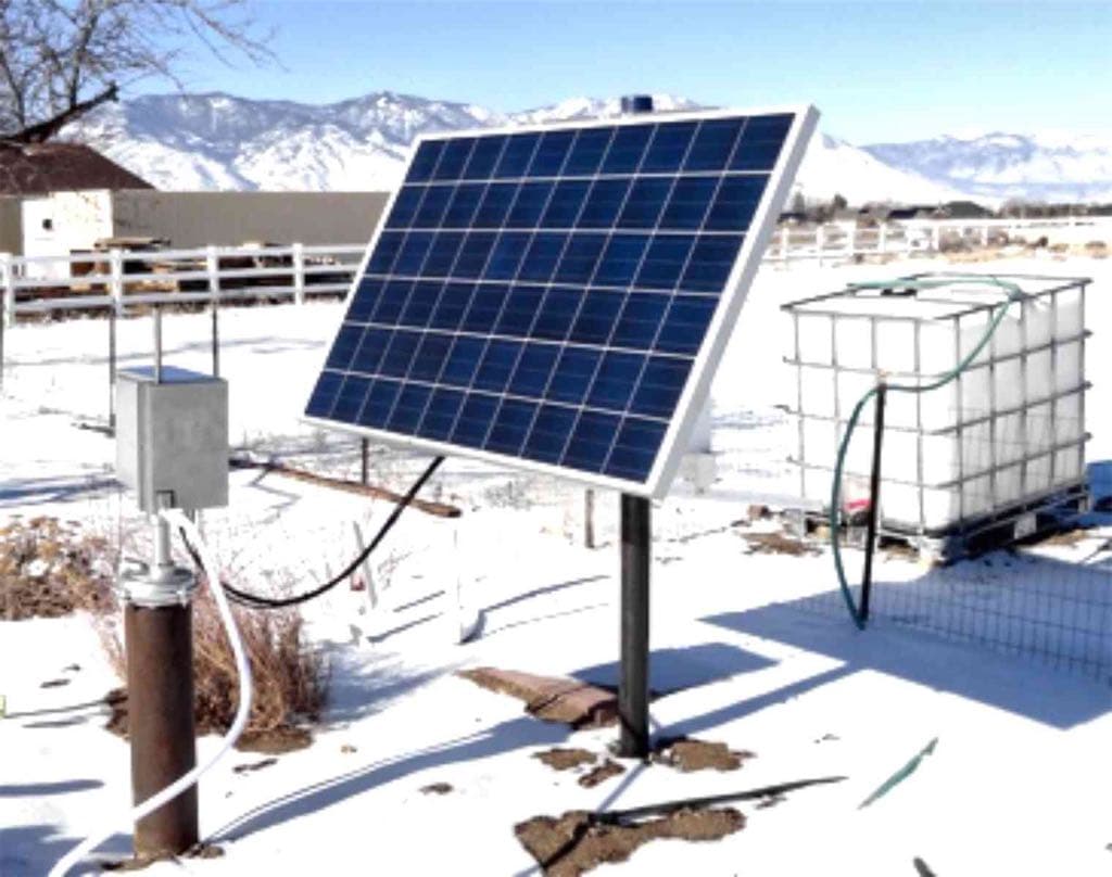Customer Installation - Solar Powered Well Pump Installation