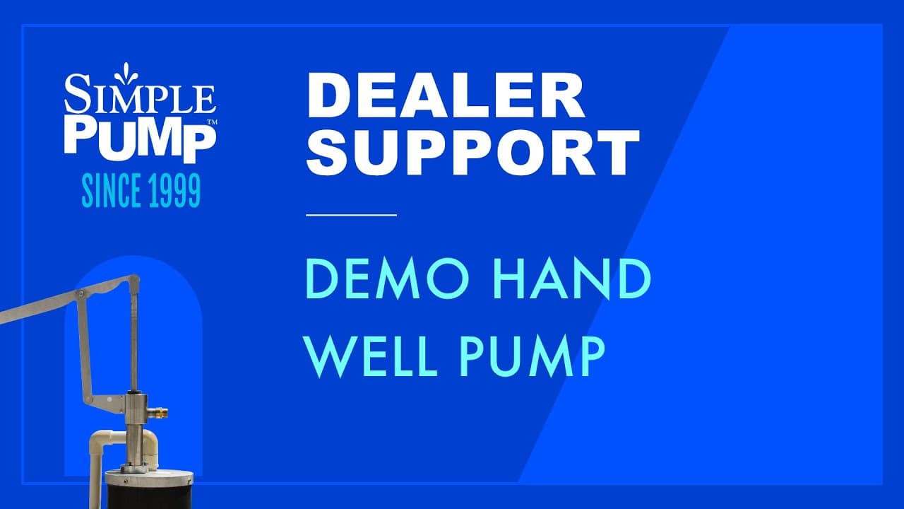 Simple Pump Dealer Demo Unit – Show Off the Quality In-Store